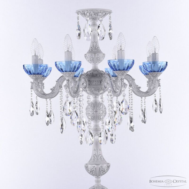 Торшер Bohemia Ivele Crystal AL7901 AL79101T/8/175 B WMN P Aquamarine/M-1H