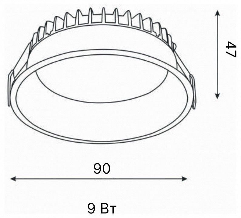Встраиваемый светильник DesignLed WL-BQ 00-00005649