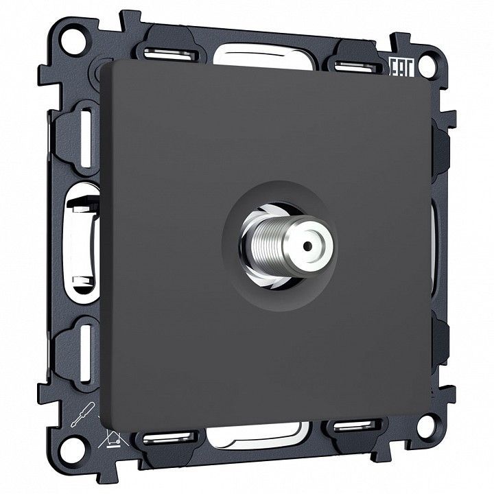 ТВ-розетка без рамки Ambrella Volt ALFA MA913050