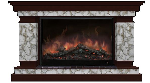 Комплект из электрокамина напольного и портала (143x45x82.5 см) Лорд Карелия Premier S10 ЛО000047