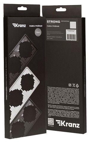 Рамка на 3 поста Kranz STRONG KR-78-0753-6