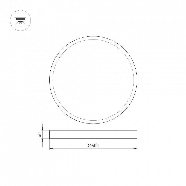 Накладной светильник Arlight SP 020524(1)