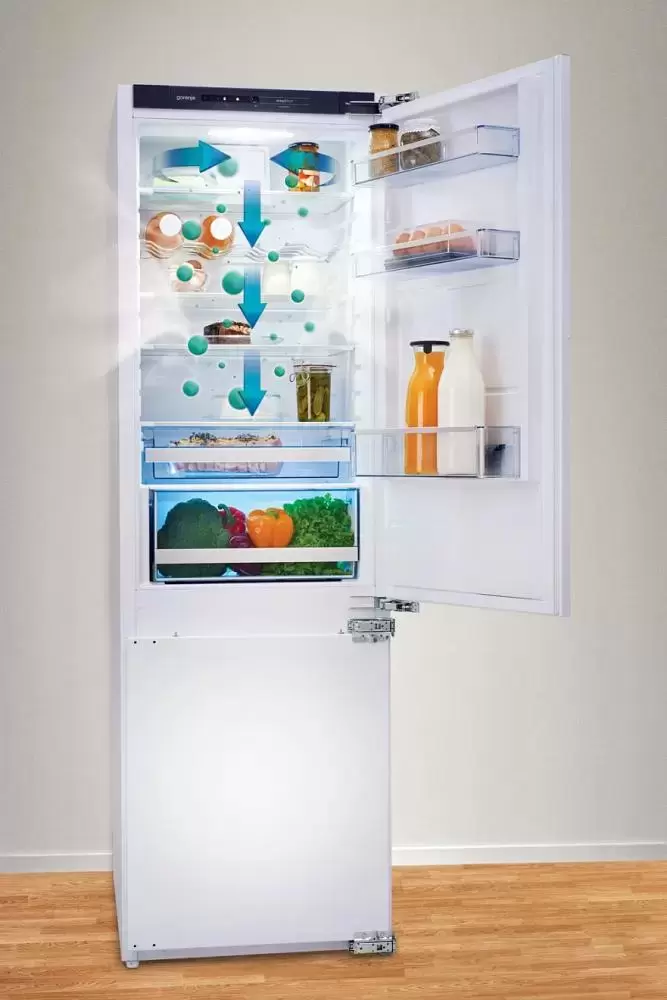 Встраиваемый двухкамерный холодильник Gorenje NRKI4182A1