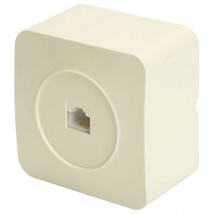 Розетка Ethernet RJ-45 Stekker София 49482