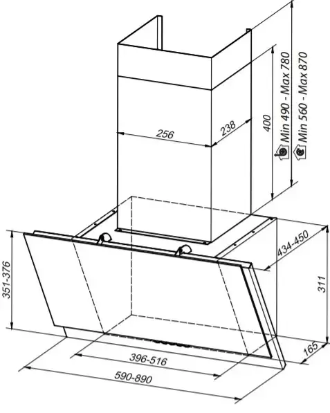 Вытяжка Faber GREXIA GRES LG/X A90