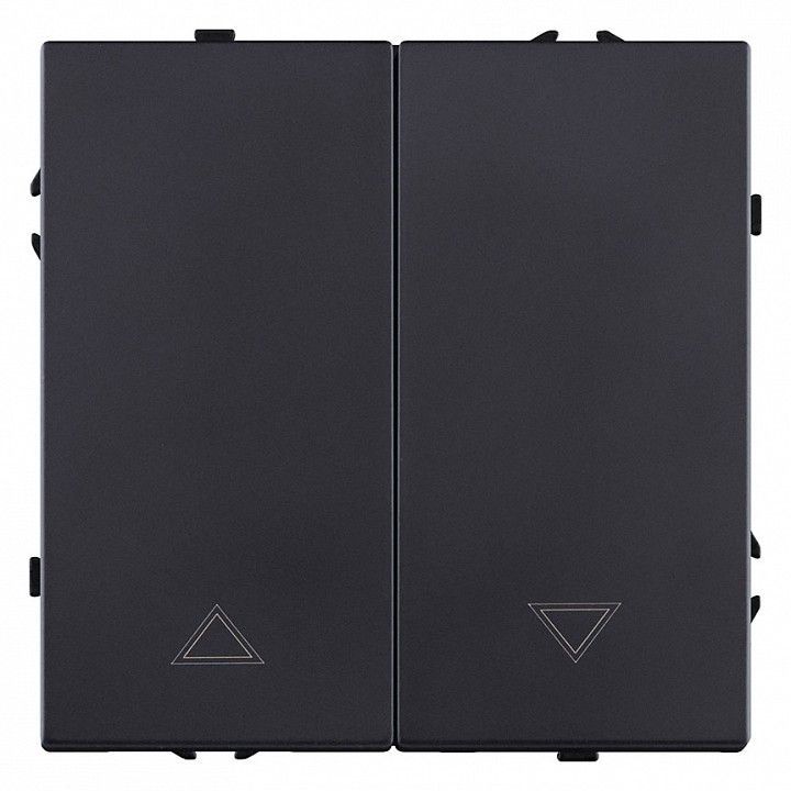 Выключатель для жалюзи без рамки Kollinger Eclipse EC-013BK
