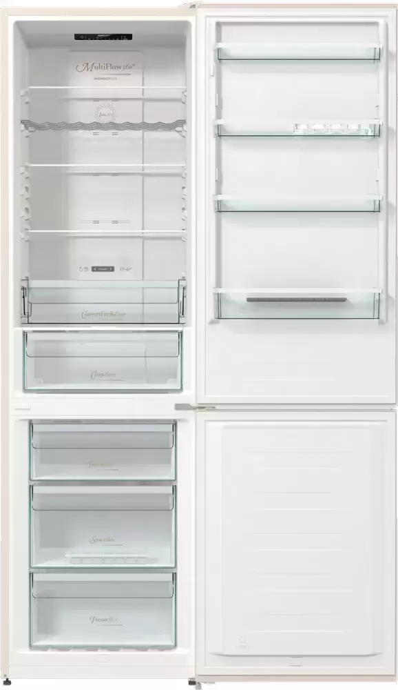 Отдельностоящий двухкамерный холодильник Gorenje NRK6202CLI