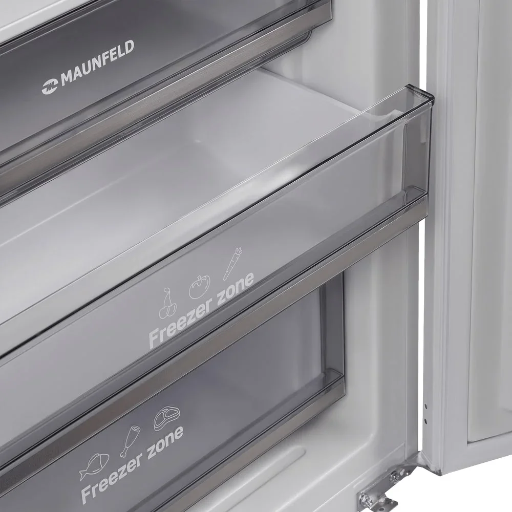 Встраиваемый холодильник Maunfeld MBF19369NFWGR Lux Inverter