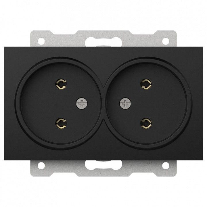 Розетка двойная без заземления, без рамки Elbi Eleсtriс Zena Vega 609-014800-908