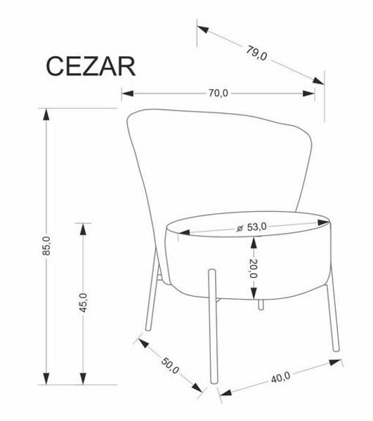 Кресло Cezar
