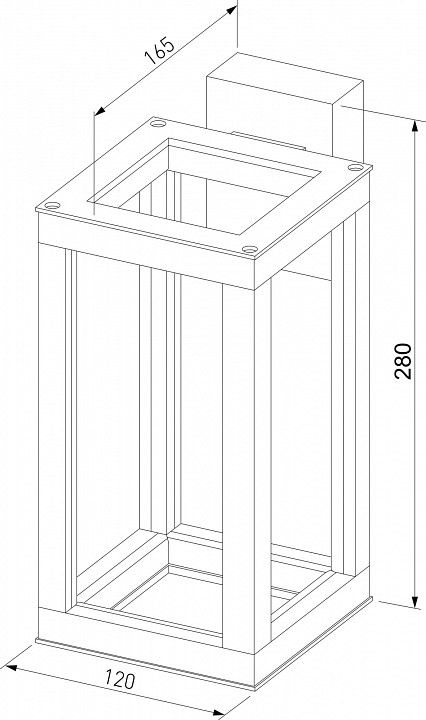 Светильник на штанге Elektrostandard Frame a051855