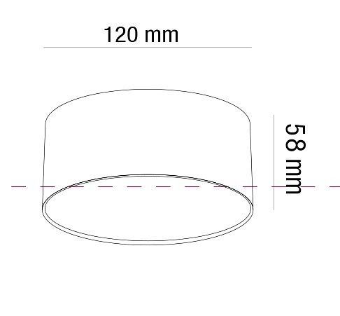 Накладной светильник Maytoni Zon C032CL-L12MG4K