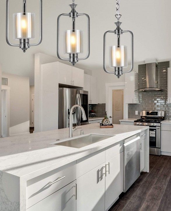 Подвесной светильник LUMINA DECO Atlanta LDP 1222-1 CHR+WT