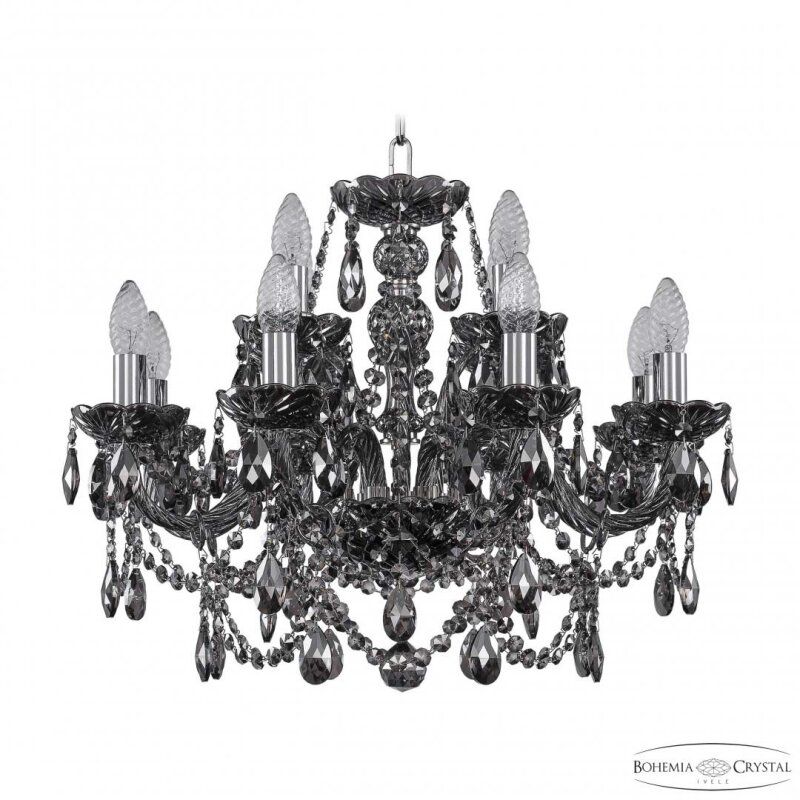 Подвесная люстра Bohemia Ivele Crystal 1411 1411/8+4/195 Ni M731