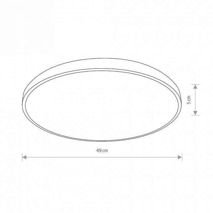 Накладной светильник Nowodvorski Agnes Round Led Pro 10974