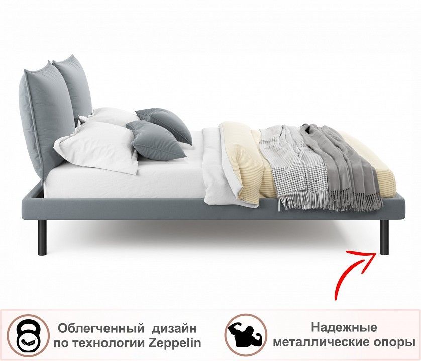 Кровать полутораспальная Fly 1400