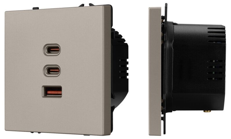 Розетка USB и type C без рамки Arlight NOBE 061835(1)