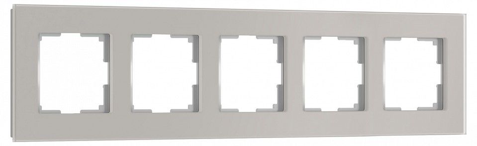 Рамка на 5 постов Werkel Senso дымчатый soft-touch W0053117