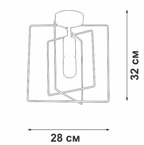 Светильник на штанге Vitaluce V3793 V3793-1/1PL