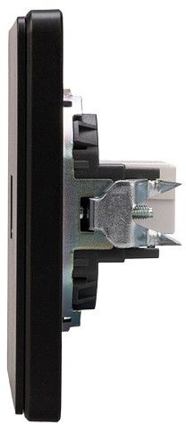 Розетка Ethernet RJ-45 и со шторками, без рамки Kranz ROUND KR-78-0724-3