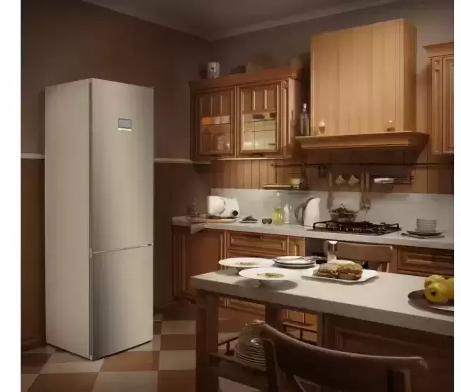 Холодильник с нижней морозильной камерой BOSCH KGN39AV31R