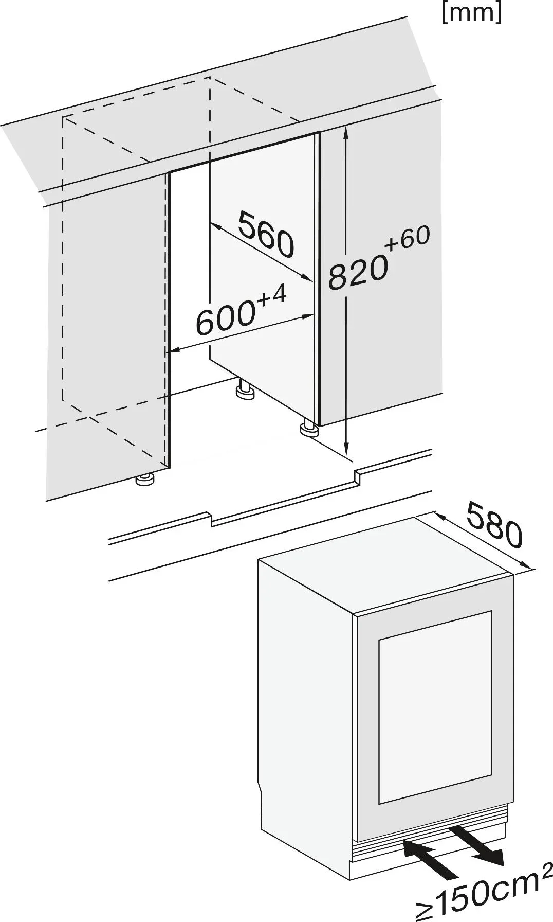 Встраиваемый винный шкаф Miele KWTUS 7096 E