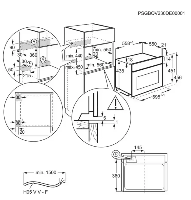 Встраиваемая микроволновая печь AEG NKM7N721B