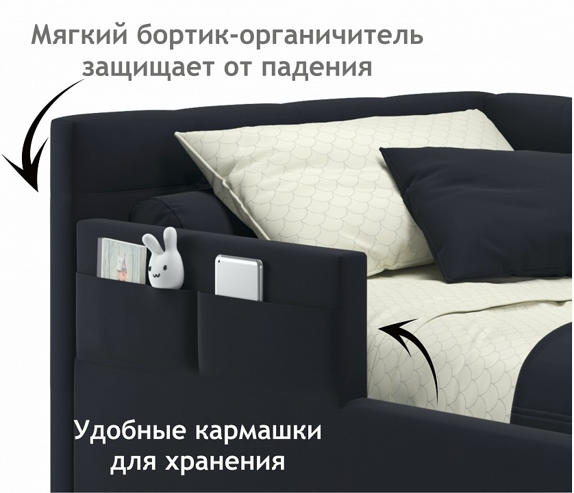 Кровать односпальная Bonna 2000x900 с ПМ