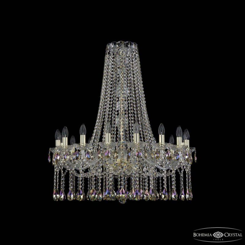 Подвесная люстра Bohemia Ivele Crystal 1413 1413/16/300/h-93 G K801