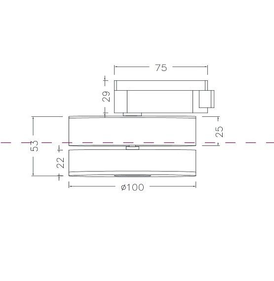 Накладной светильник Maytoni Technical Магия TR006-1-12W3K-W4K