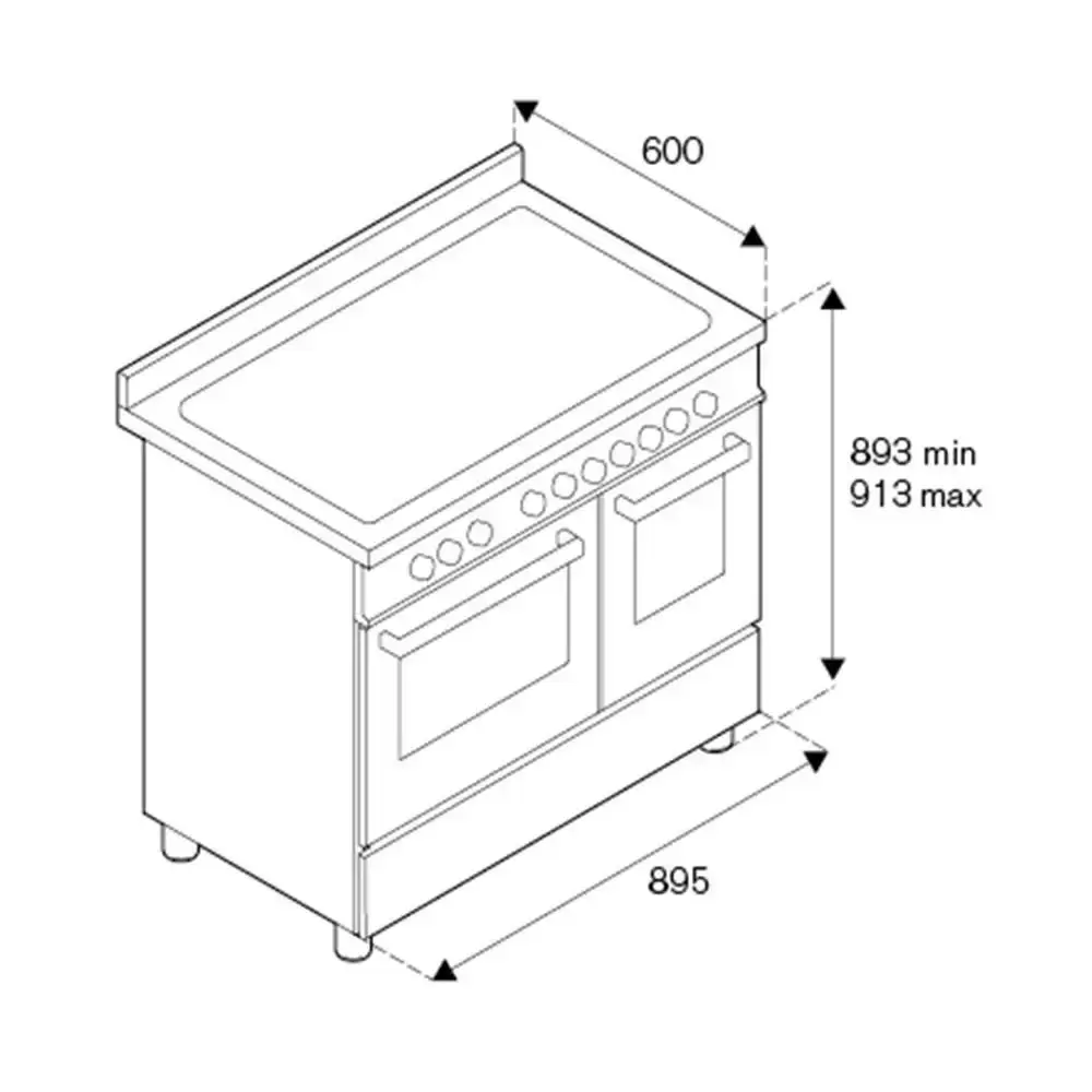 Варочный центр Bertazzoni PRO95I2EXT