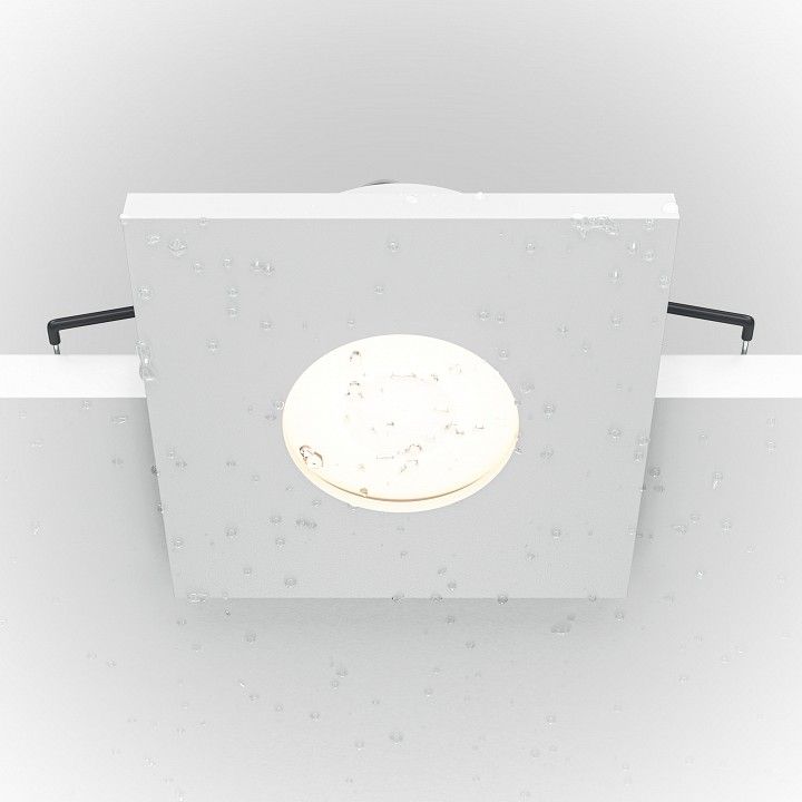 Встраиваемый светильник Maytoni Technical Абсолют DL083-01-GU10-SQ-W