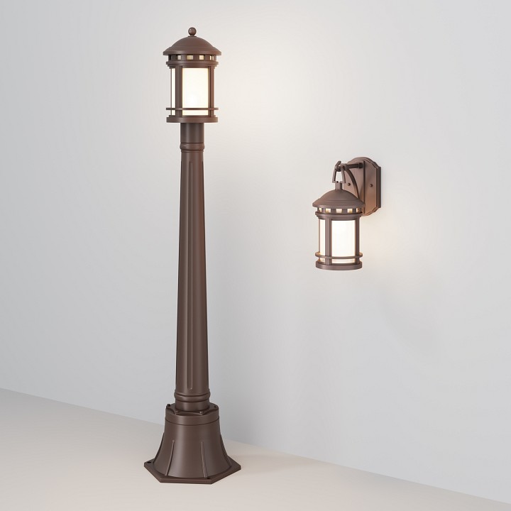Наземный высокий светильник Maytoni Outdoor Salamanca O031FL-01BR