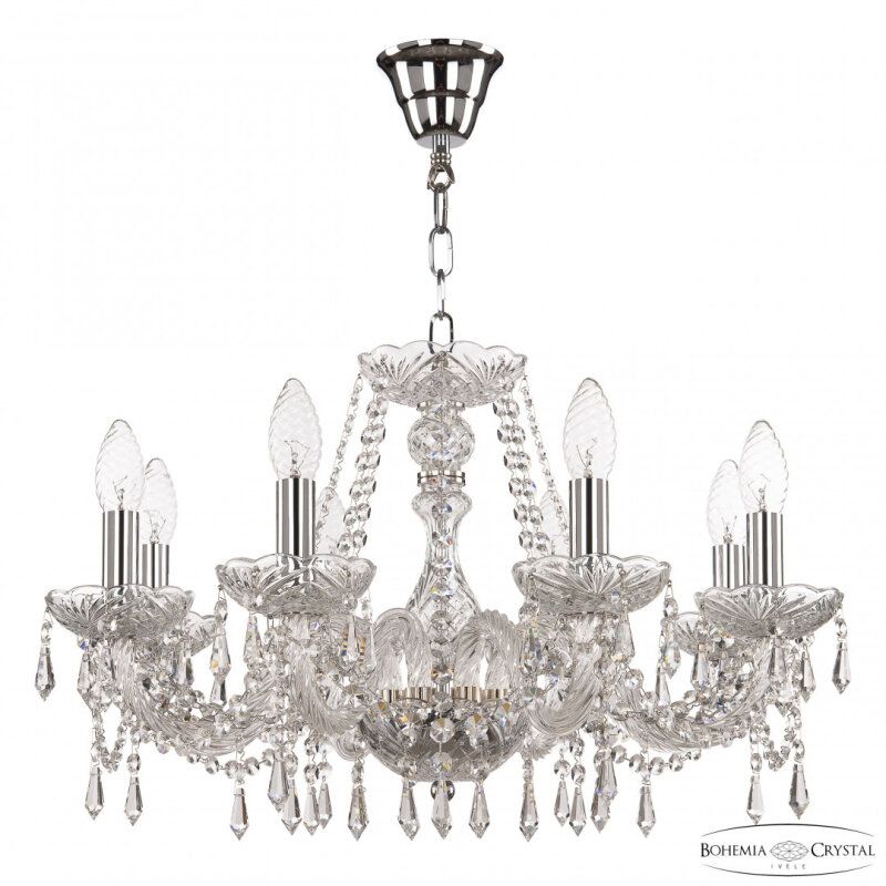 Подвесная люстра Bohemia Ivele Crystal 104 104/8/195 Ni