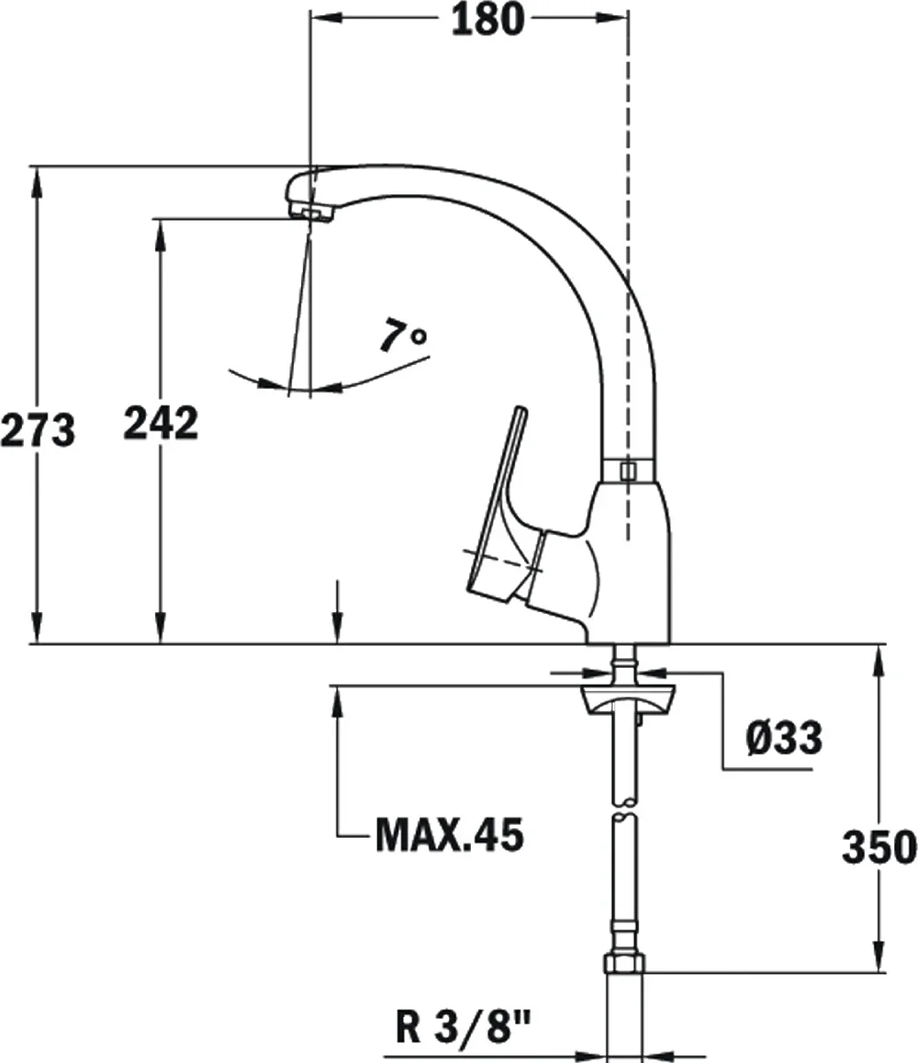 Смеситель Teka MTP 915 CHROME