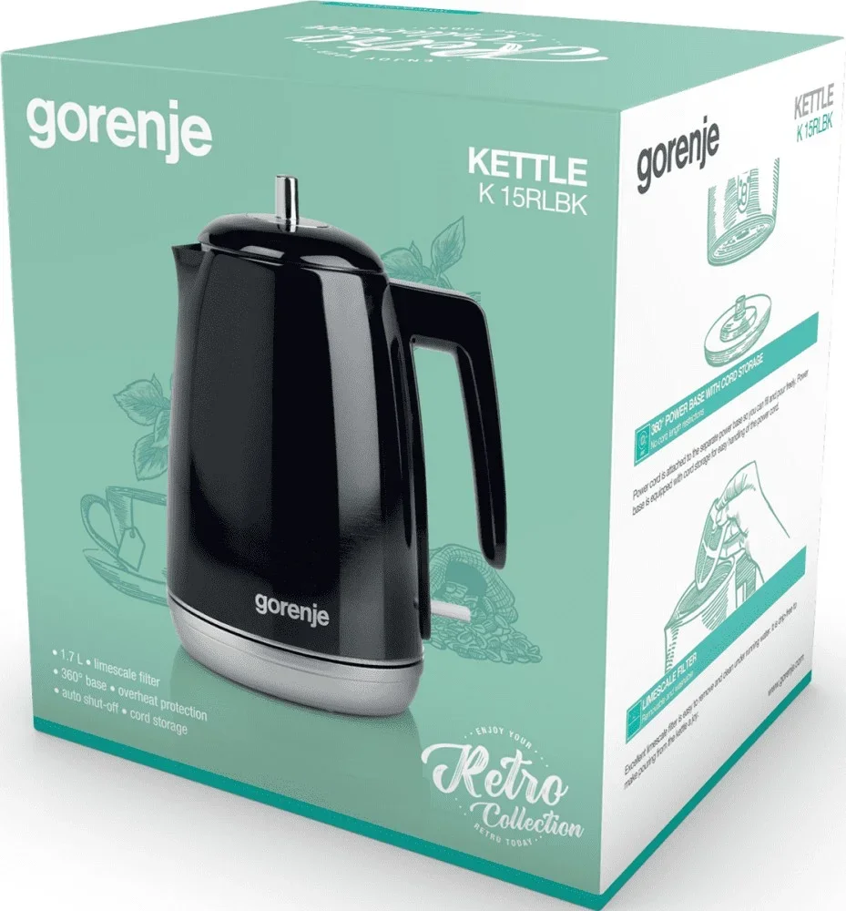 Чайник Gorenje K15RLBK