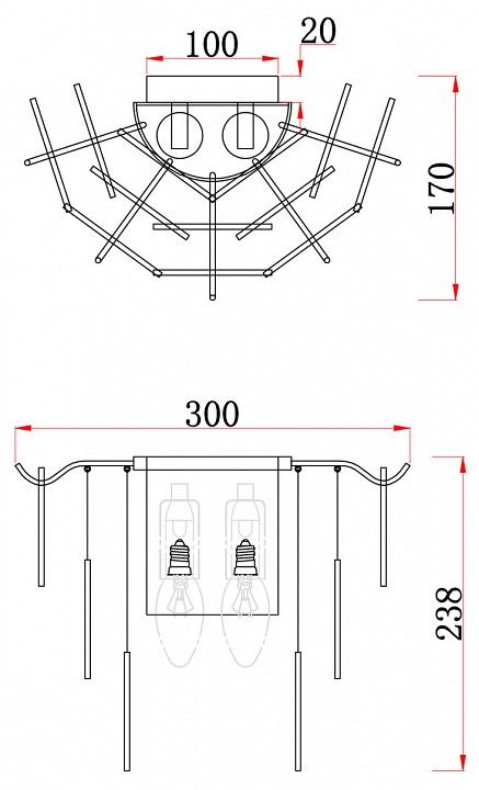 Бра Freya Порто FR5104WL-02N