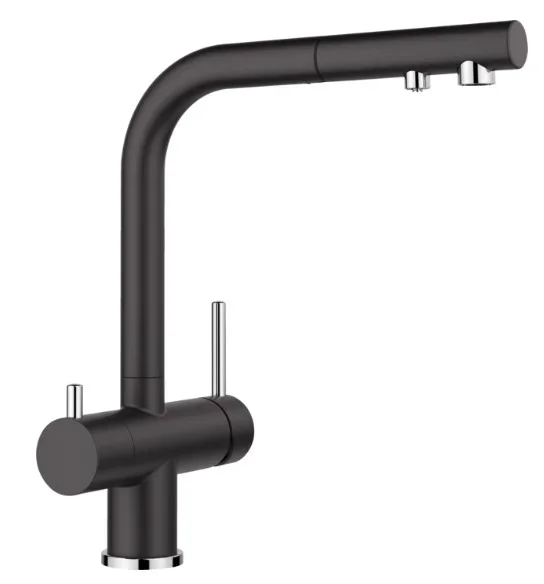 Смеситель Blanco FONTAS-S II 526158 Silgranit черный