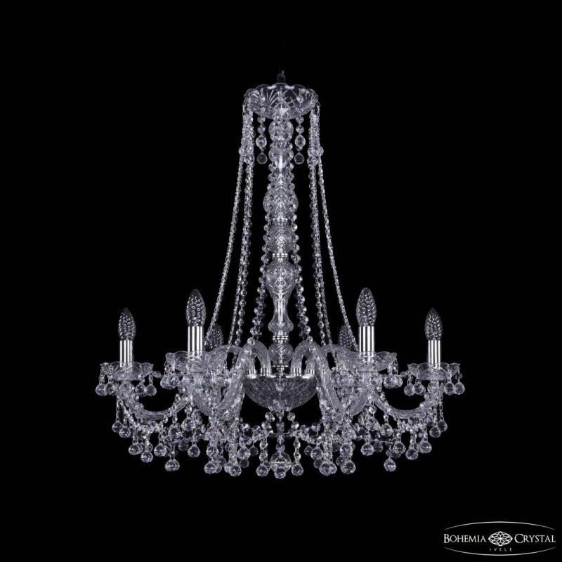 Подвесная люстра Bohemia Ivele Crystal 1409 1409/6/240/h-75 Ni