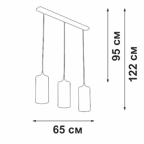 Подвесной светильник Vitaluce V2732 V2732-1/3S