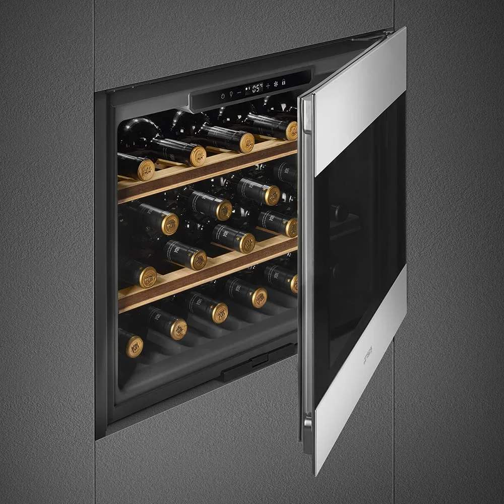 Встраиваемый винный холодильник Smeg CVI320XE