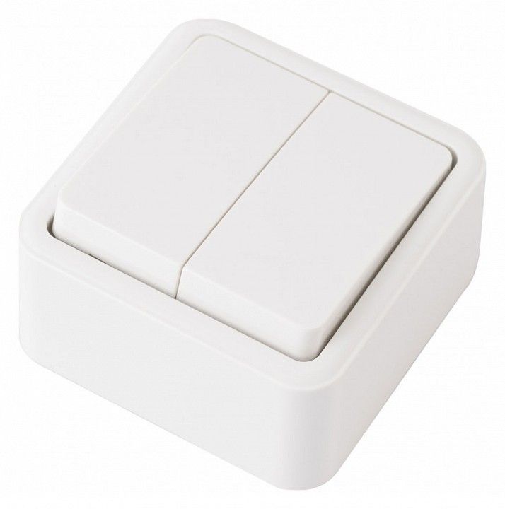 Выключатель двухклавишный Arte Milano 310 310.30-2.white