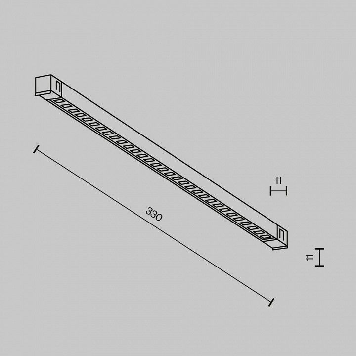 Накладной светильник Maytoni Technical Точки TR241-2-6W3K-B