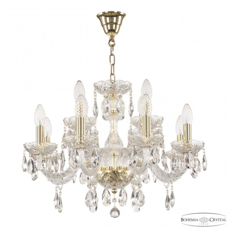 Подвесная люстра Bohemia Ivele Crystal 117 117/8+4/195 G