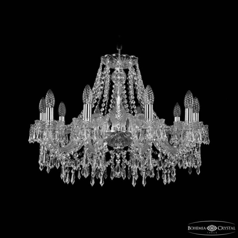 Подвесная люстра Bohemia Ivele Crystal 1403 1403/10/240 Ni