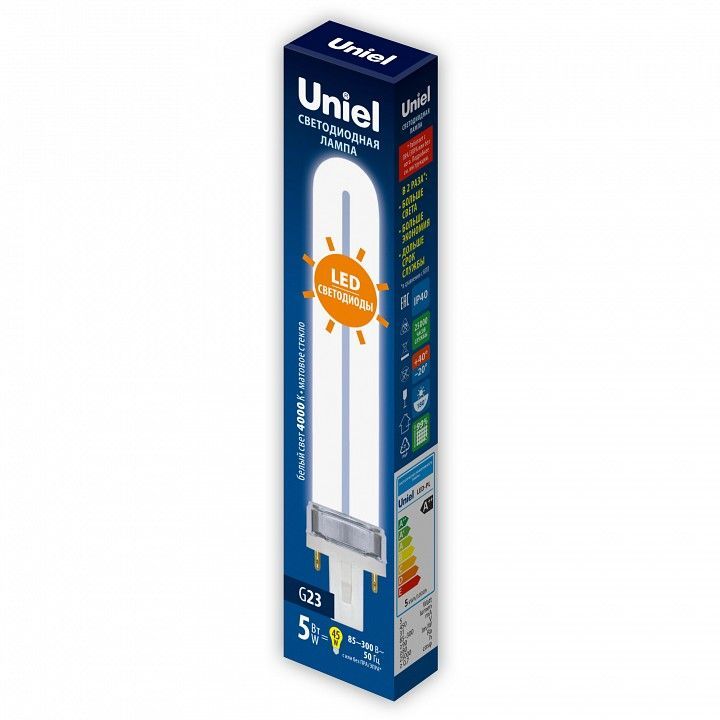 Лампа светодиодная Uniel LED-PL G23 5Вт 4000K UL-00005661