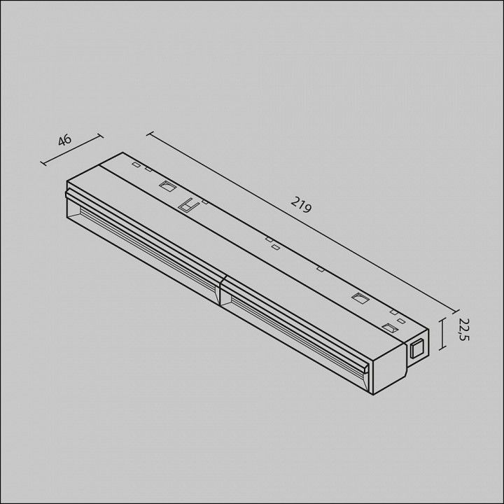 Встраиваемый светильник Maytoni Technical Парете TR106-2-12W4K-B
