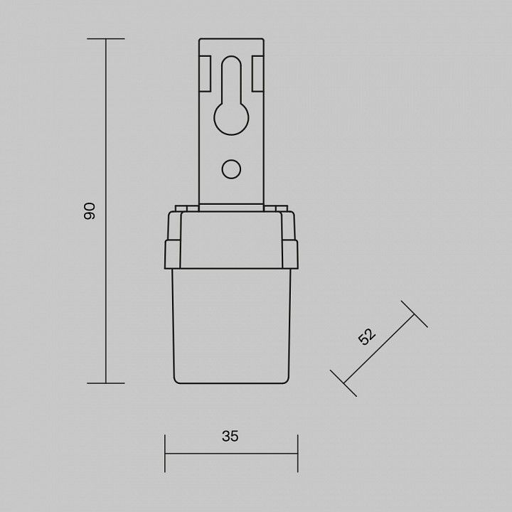 Датчик движения и освещенности Maytoni Lighting control Датчики SL-01