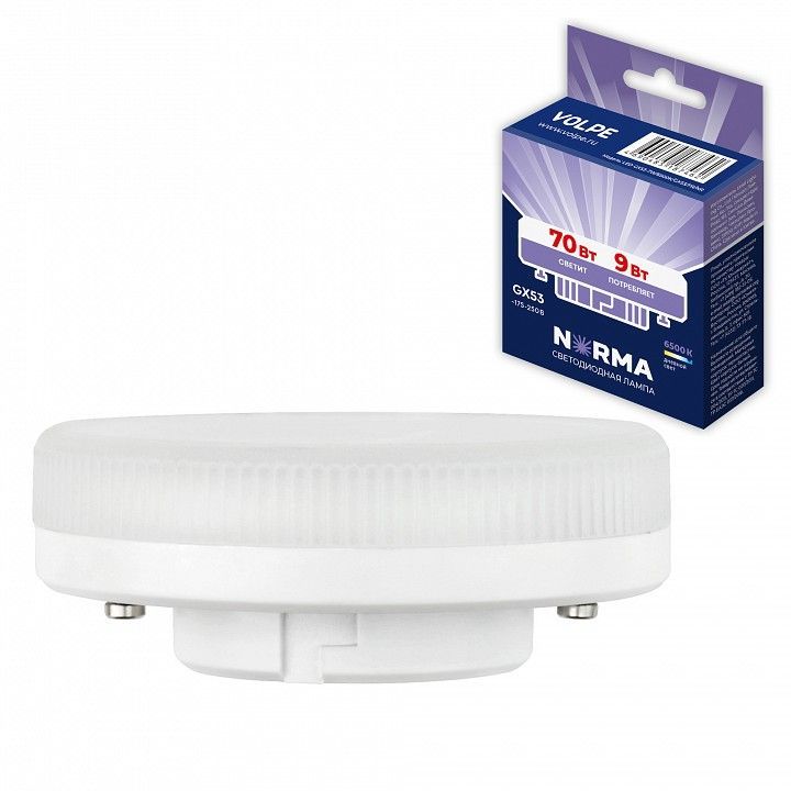 Лампа светодиодная Volpe LED-GX53 GX53 9Вт 6500K UL-00011428