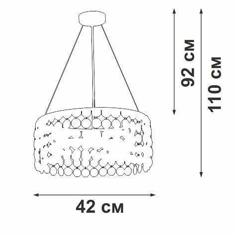 Подвесная люстра Vitaluce V5329 V5329-8/3S